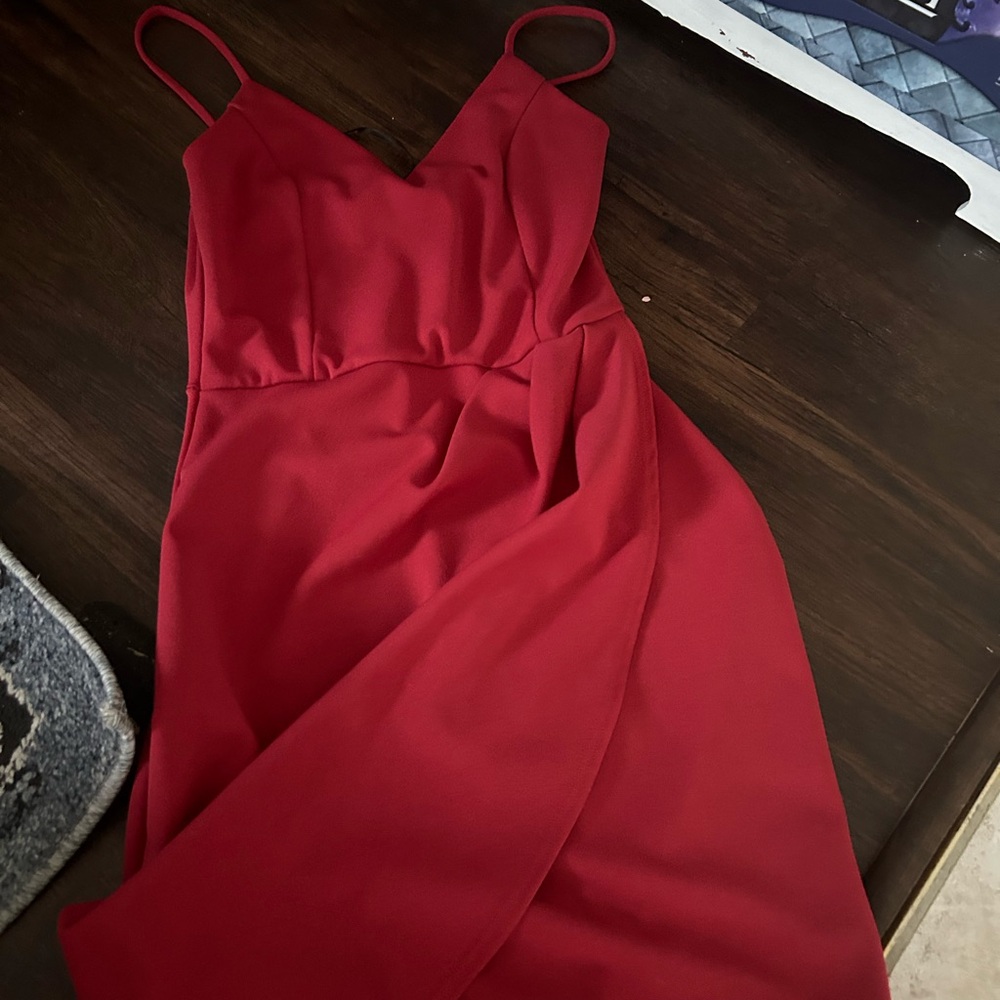 lulus red dress size small hoco